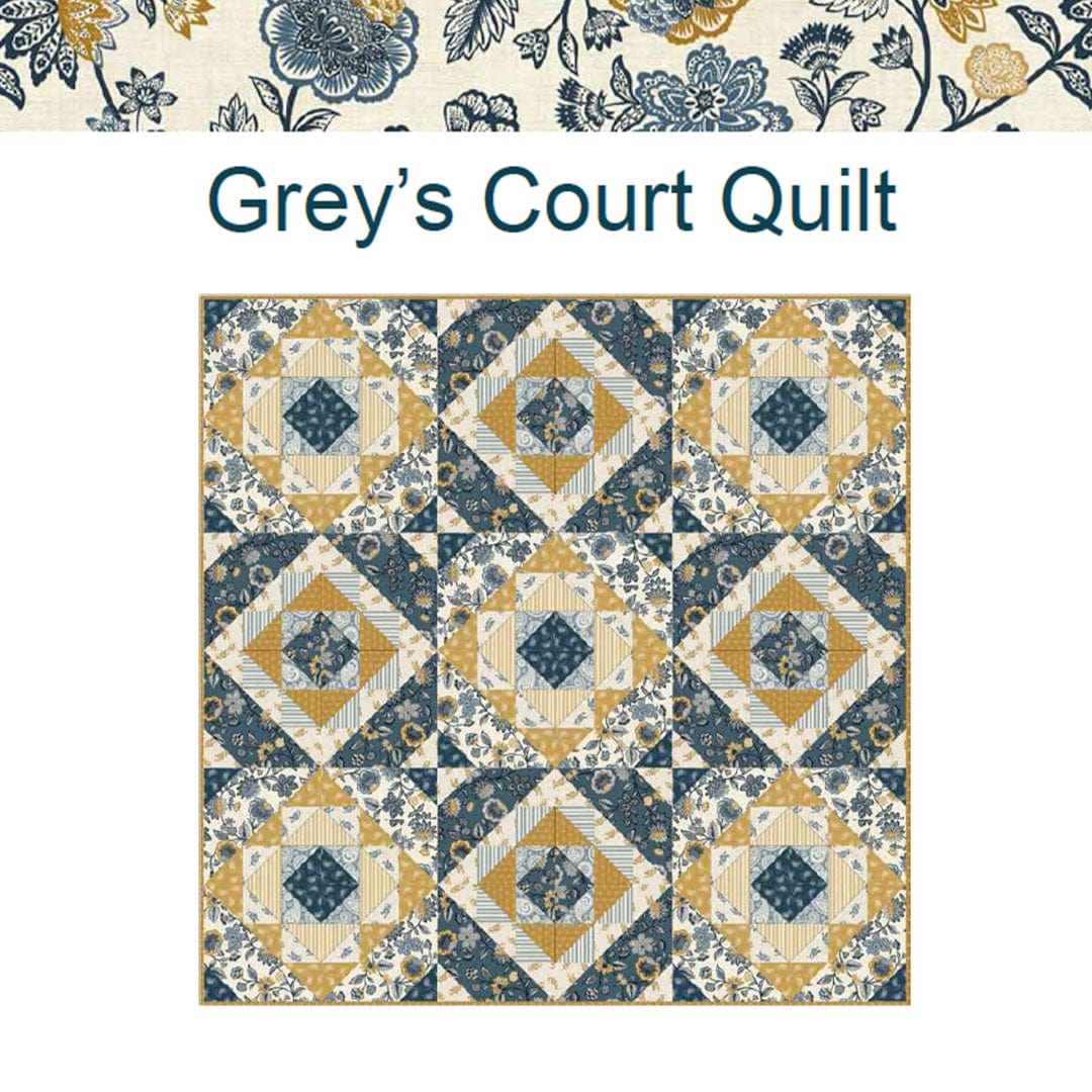 Makower Download Free Pattern: Grey's Court Quilt  - The Sewing Studio