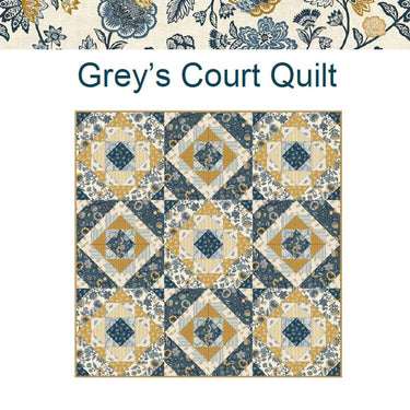 Makower Download Free Pattern: Grey's Court Quilt  - The Sewing Studio for sale UK - The Sewing Studio