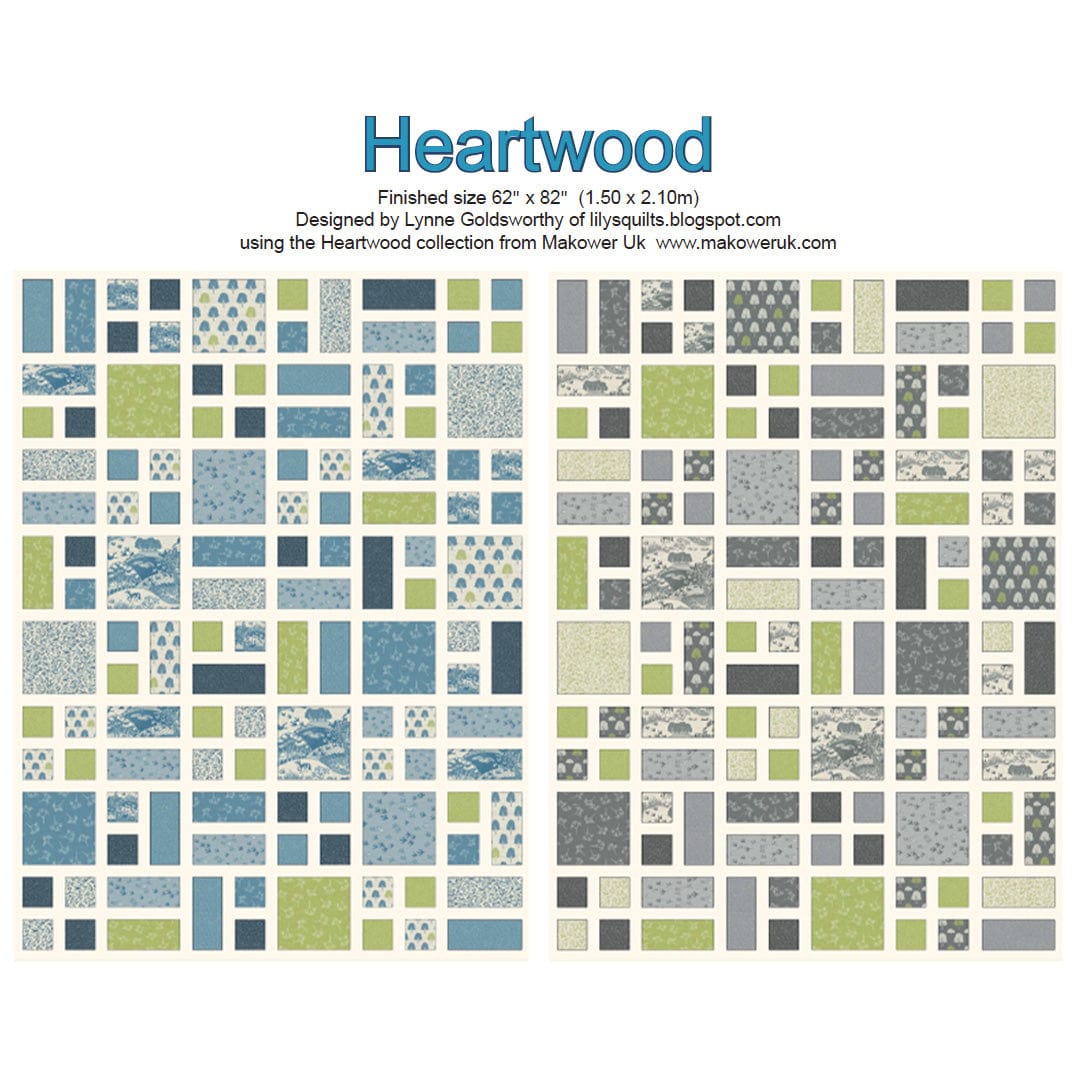 Makower Download Free Pattern: Heartwood Quilt  - The Sewing Studio