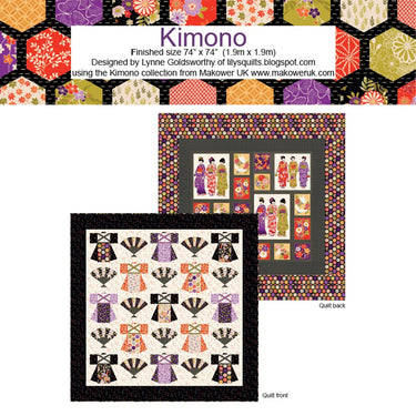 Makower Download Free Pattern: Kimono Quilt  - The Sewing Studio for sale UK - The Sewing Studio