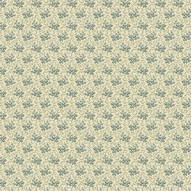 Makower Practical Magic Elderberry Green Fabric 2/288L