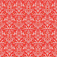 Makower Scandi Folk Red Fabric 2459/R