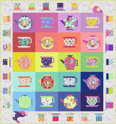 Tula Pink Curiouser and Curiouser Mad Hatter Quilt Kit