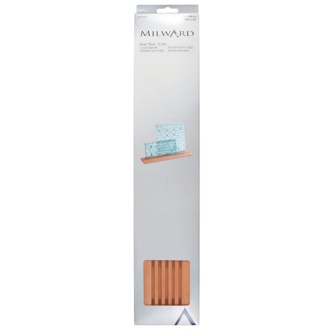 Buy Ruler Rack: Large - 5 Slots: Beech Wood