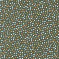 Moda Abc Xyz Fabric Shapes Dark Green 20816-17