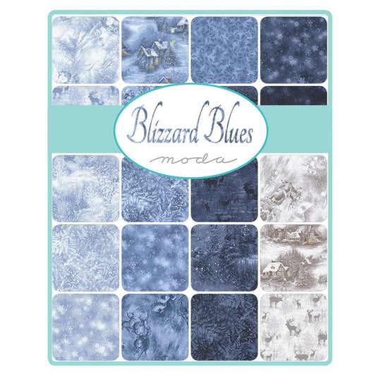 Moda Blizzard Blues Jelly Roll 33670JR