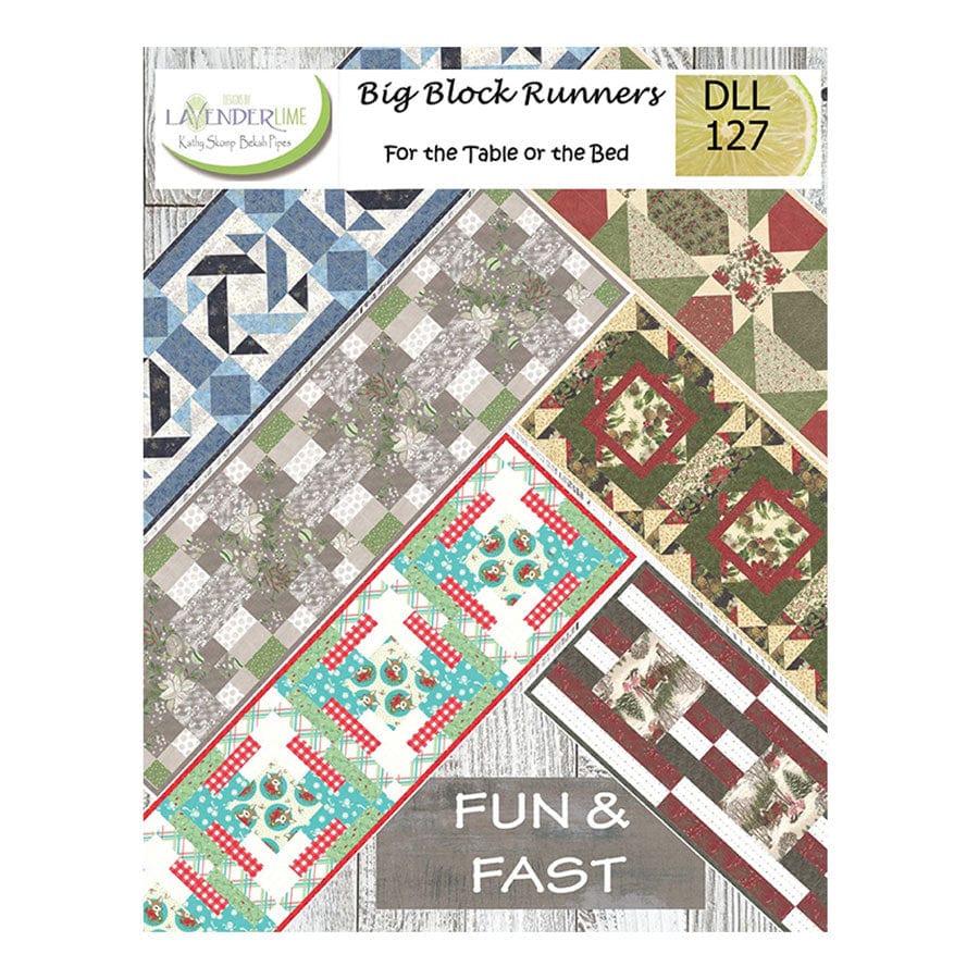 Moda Books Moda Big Block Runners Pattern  - The Sewing Studio