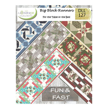 Moda Books Moda Big Block Runners Pattern  - The Sewing Studio for sale UK - The Sewing Studio