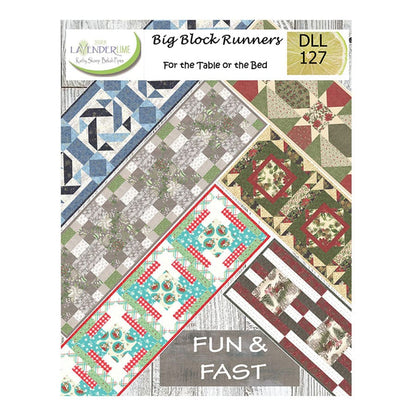 Moda Books Moda Big Block Runners Pattern  - The Sewing Studio