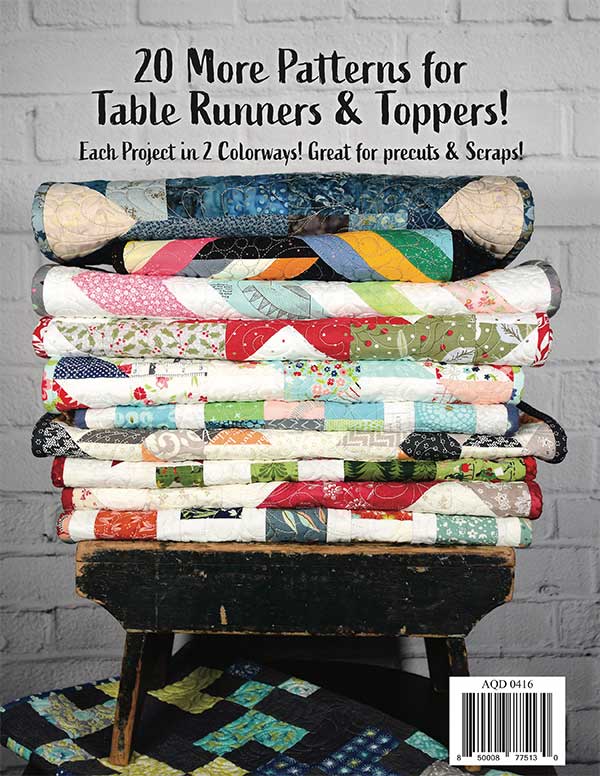Moda Books Moda Tabletastic 2 -  20 More Patterns for Table Runners & Toppers  - The Sewing Studio