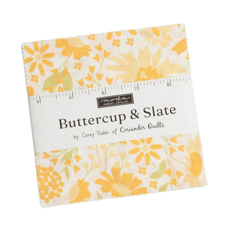 Moda Buttercup Slate Charm Pack 29150PP
