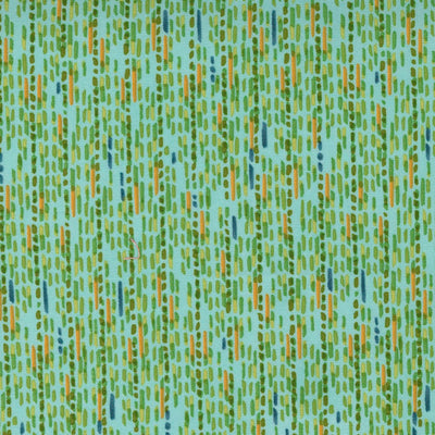 Moda Carolina Lilies Modern Lines Aqua Fabric 48705 19