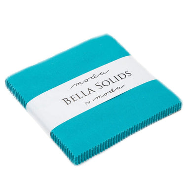 Moda Fabric Bella Solids Charm Turquoise