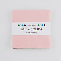 Moda Fabric Bella Solids Charm Pack Sisters Pink