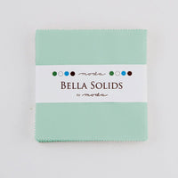 Moda Fabric Bella Solids Charm Pack Hometown Sky