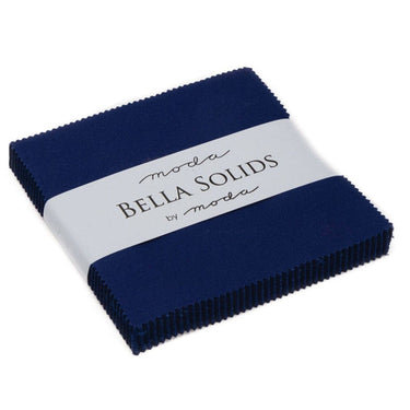 Moda Fabric Bella Solids Charm Pack Royal