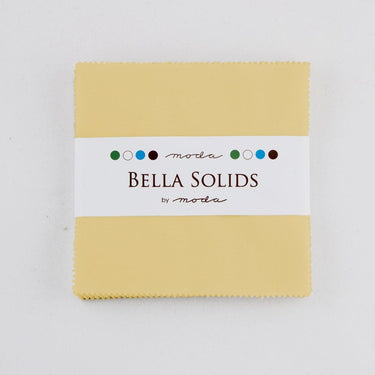 Moda Fabric Bella Solids Charm Pack Parchment
