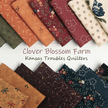 Moda Clover Blossom Farm Fat Quarter Bundle 40 Piece 9710AB