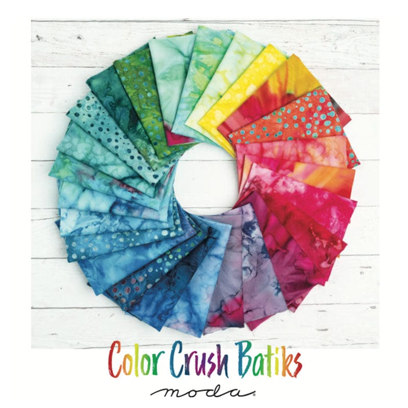 Moda Color Crush Batiks Fat Quarter Bundle 38 Piece 4363AB