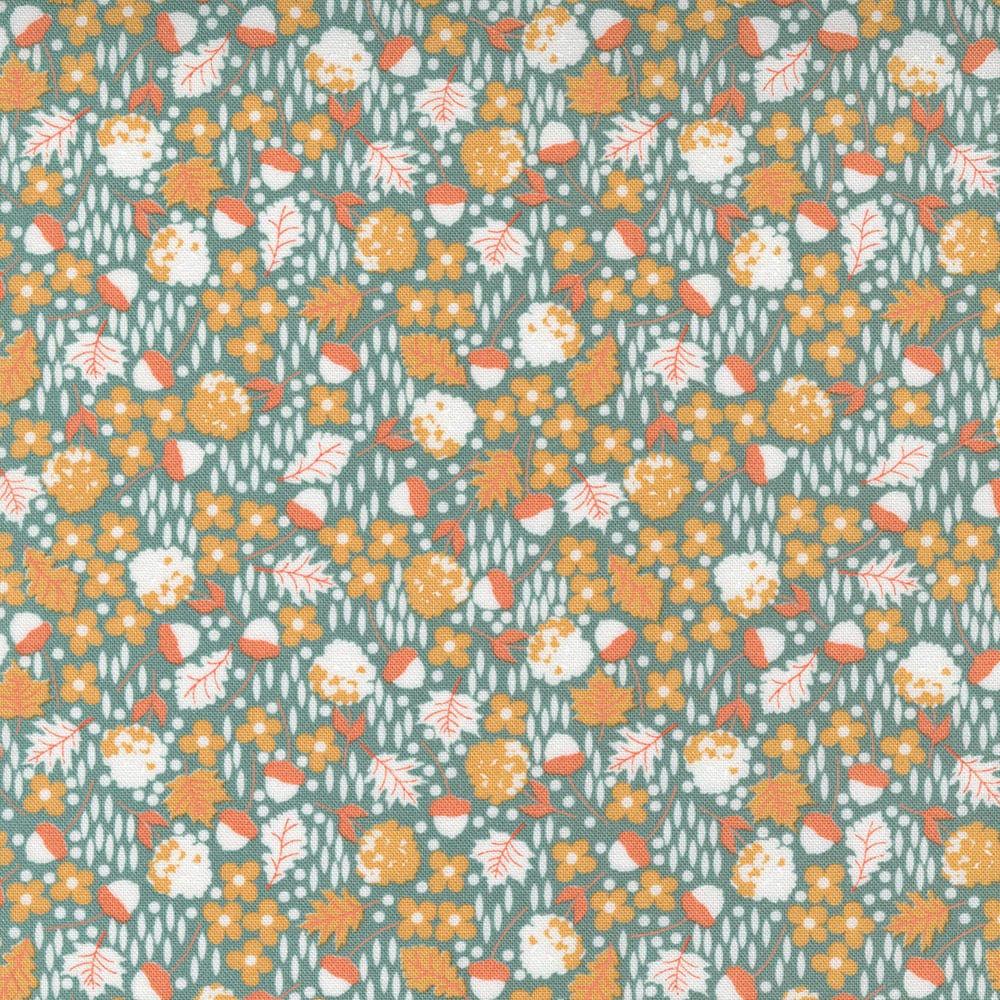 Moda Cozy Up Scattered Ditsy Blue Skies Fabric 29122 17