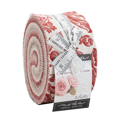 Moda Cranberries and Cream Jelly Roll