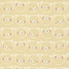 Moda D Is For Dream Flannel Bear Face Yellow 25122-15F