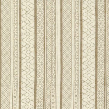 Moda Decorum Fabric Dignity Stripe Ecru 30685-11