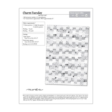 Moda Download Free Pattern: Charm Tuesday  - The Sewing Studio for sale UK - The Sewing Studio