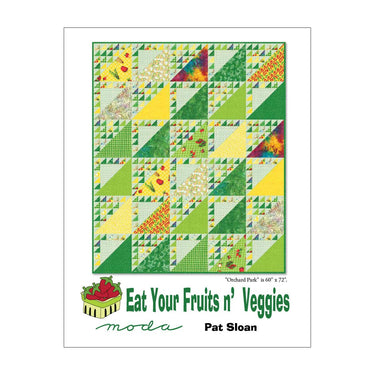 Moda Download Free Pattern: Eat Your Fruits And Veggies Quilt  - The Sewing Studio for sale UK - The Sewing Studio