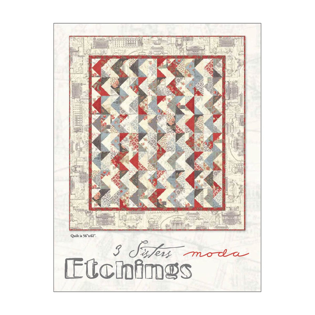Moda Download Free Pattern: Etchings Quilt  - The Sewing Studio