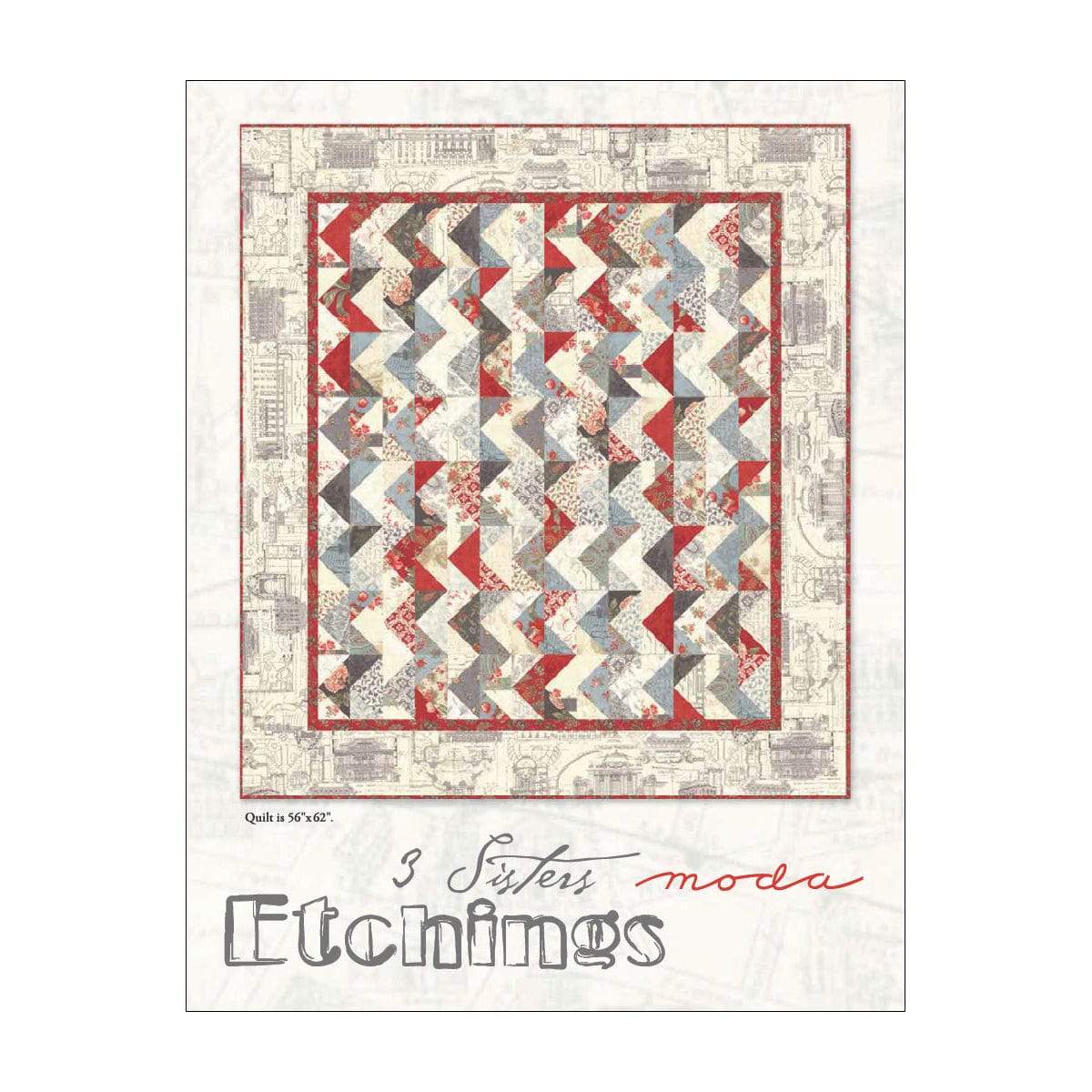 Moda Download Free Pattern: Etchings Quilt  - The Sewing Studio