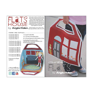 Moda Download Free Pattern: Flats House  - The Sewing Studio for sale UK - The Sewing Studio