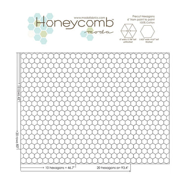 Moda Download Free Pattern: How to sew Honeycombs  - The Sewing Studio for sale UK - The Sewing Studio