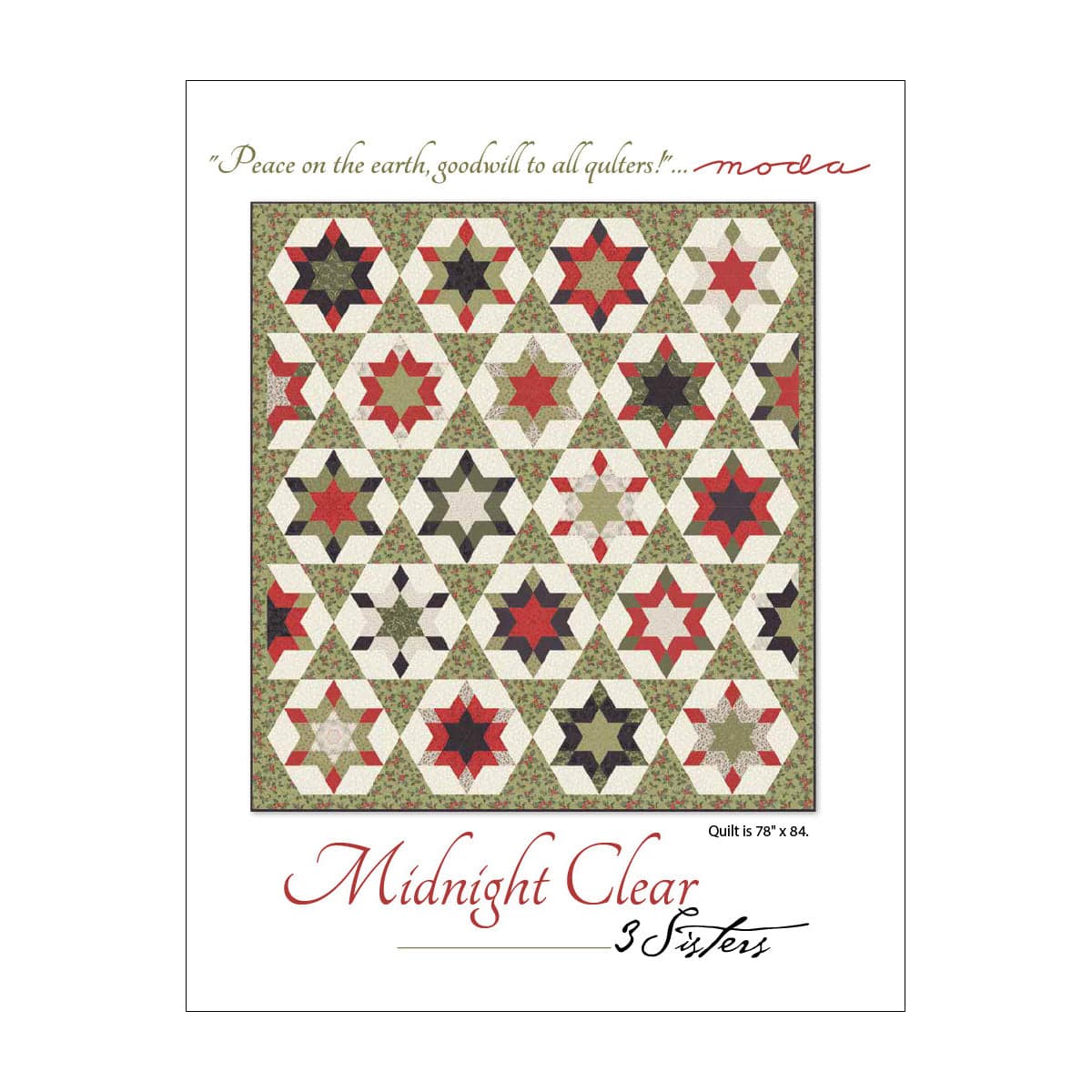 Moda Download Free Pattern: Midnight Clear Quilt  - The Sewing Studio