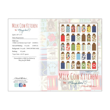 Moda Download Free Pattern: Milk Cow Kitchen Quilt  - The Sewing Studio for sale UK - The Sewing Studio