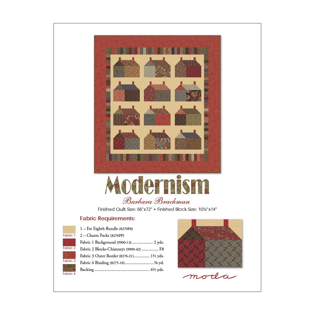 Moda Download Free Pattern: Modernism Quilt  - The Sewing Studio