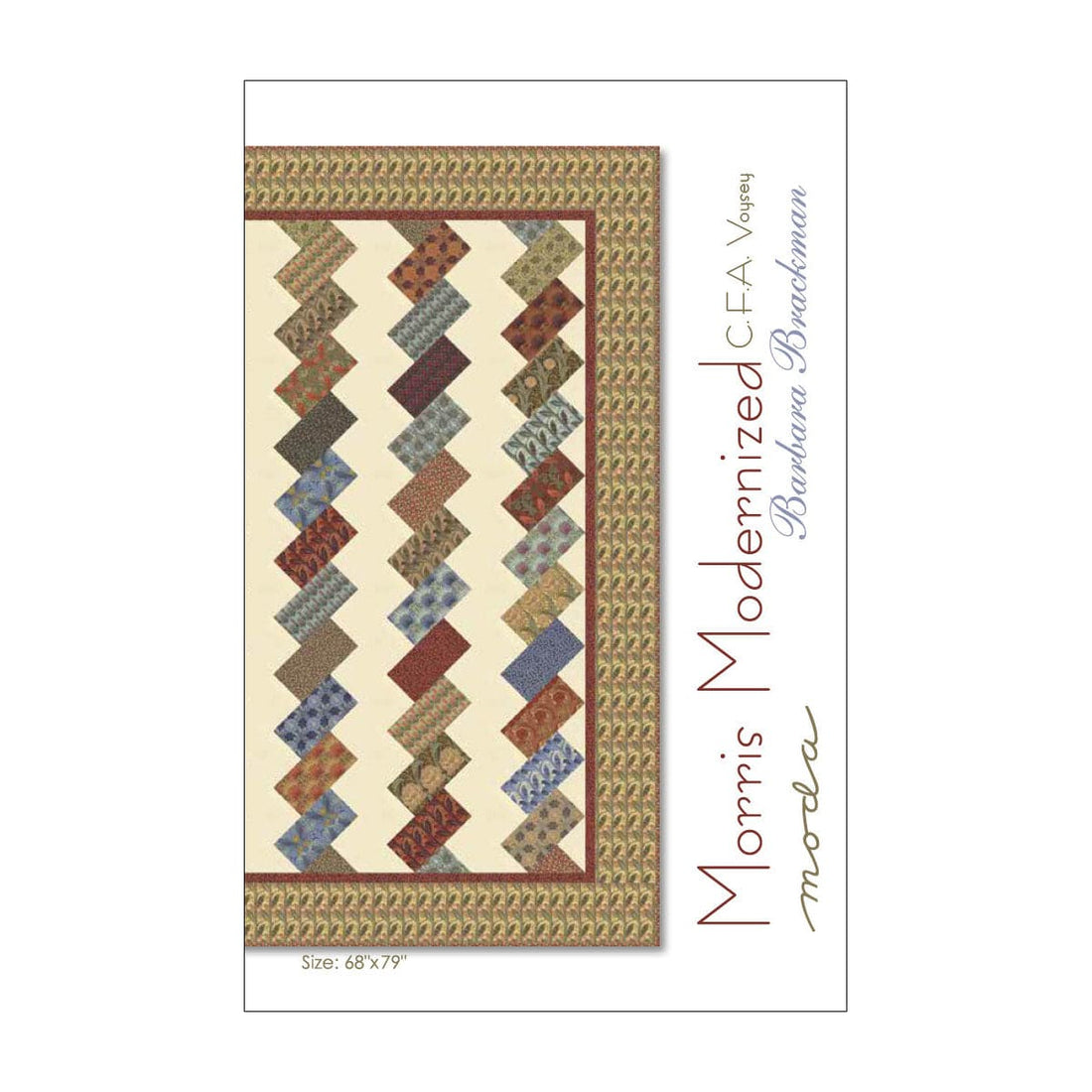 Moda Download Free Pattern: Morris Modernized Quilt  - The Sewing Studio