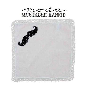 Moda Download Free Pattern: Mustache Hankie  - The Sewing Studio for sale UK - The Sewing Studio
