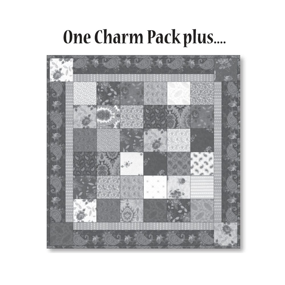Moda Download Free Pattern: One Charm Pack Plus Quilt  - The Sewing Studio