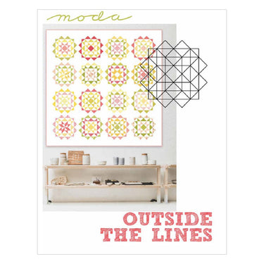 Moda Download Free Pattern: Outside the Lines Quilt  - The Sewing Studio for sale UK - The Sewing Studio