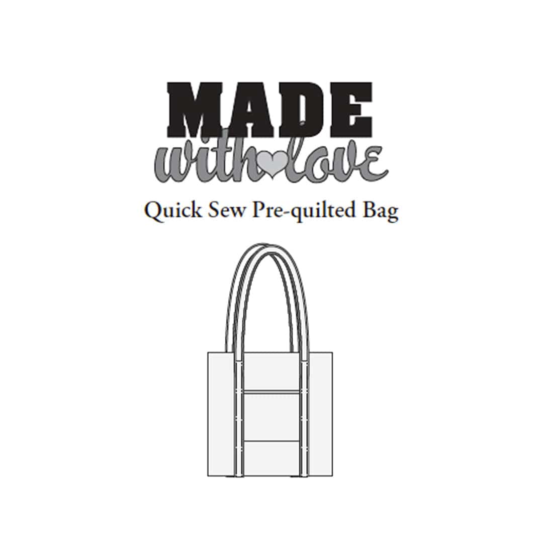 Moda Download Free Pattern: Quick Sew Pre-Quilted Bag  - The Sewing Studio