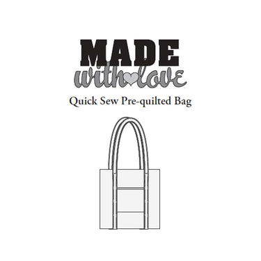 Moda Download Free Pattern: Quick Sew Pre-Quilted Bag  - The Sewing Studio for sale UK - The Sewing Studio
