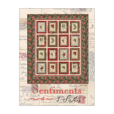 Moda Download Free Pattern: Sentiments Quilt  - The Sewing Studio for sale UK - The Sewing Studio