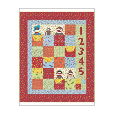 Moda Download Free Pattern: Sock Monkey Quilt  - The Sewing Studio for sale UK - The Sewing Studio