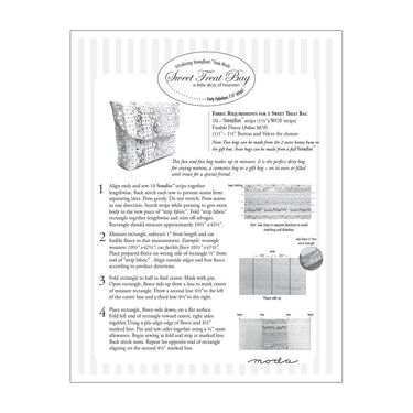 Moda Download Free Pattern: Sweet Treat Bag  - The Sewing Studio for sale UK - The Sewing Studio