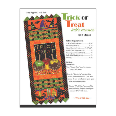 Moda Download Free Pattern: Trick Or Treat Table Runner  - The Sewing Studio for sale UK - The Sewing Studio