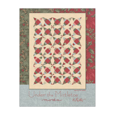 Moda Download Free Pattern: Under The Mistletoe Quilt  - The Sewing Studio for sale UK - The Sewing Studio