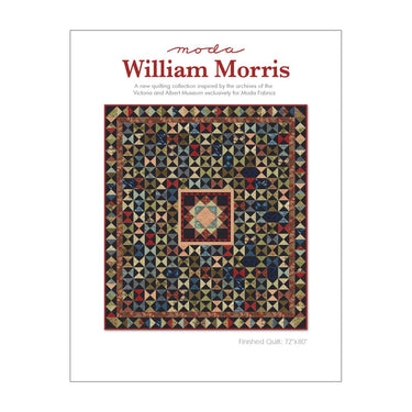 Moda Download Free Pattern: William Morris Hourglass Quilt  - The Sewing Studio for sale UK - The Sewing Studio