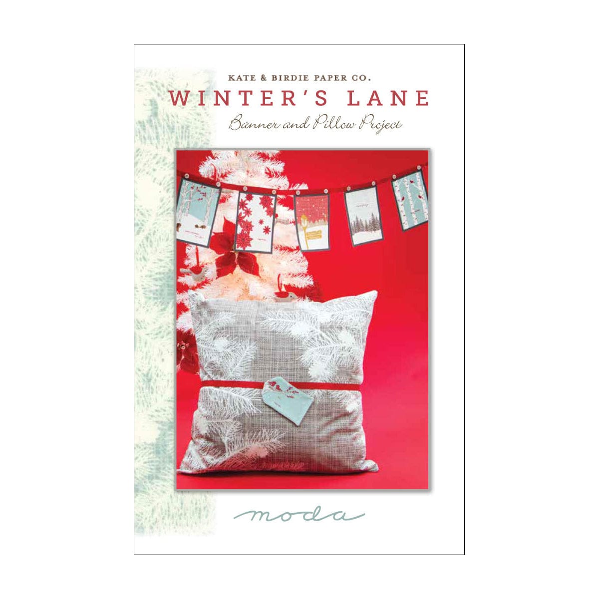 Moda Download Free Pattern: Winters Lane Banner & Pillow  - The Sewing Studio