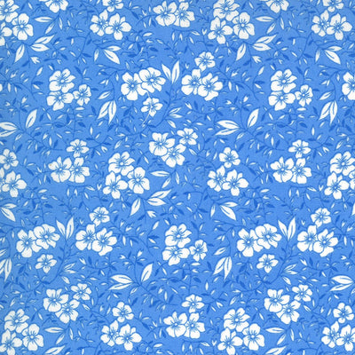 Moda Fabric 30s Playtime Friendly Blooms Sky 33592 26